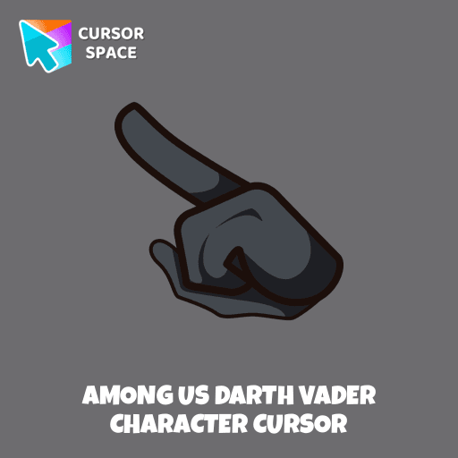 Among Us Darth Vader Character cursor
